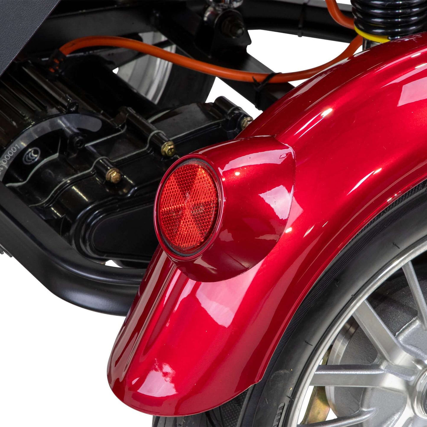 Regal Mobility Scooter - right rear taillight and wheel