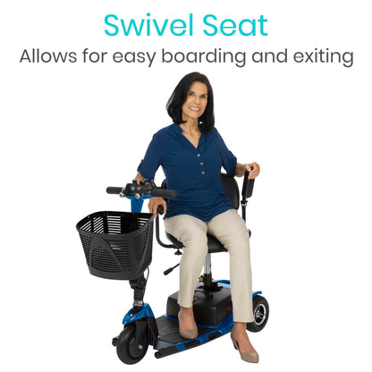 3 Wheel Mobility Scooter - swivel seat