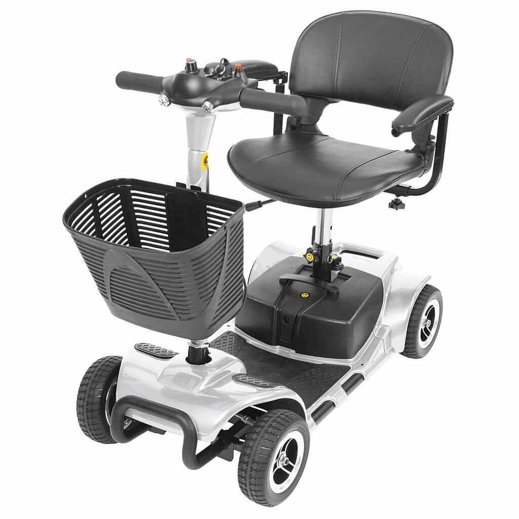 4 Wheel Mobility Scooter - silver color