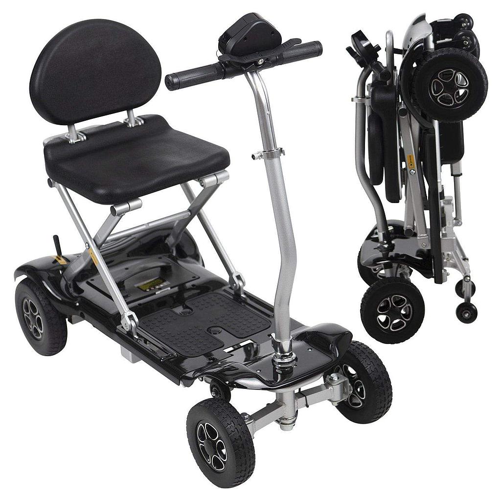 Folding Mobility Scooter - folded and open two positions