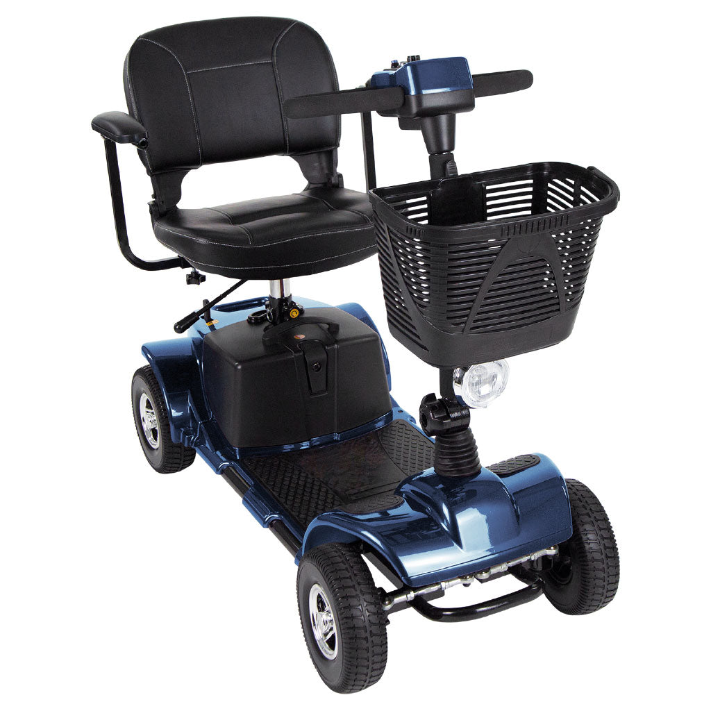 Mobility Scooter - Series A - blue color right front view