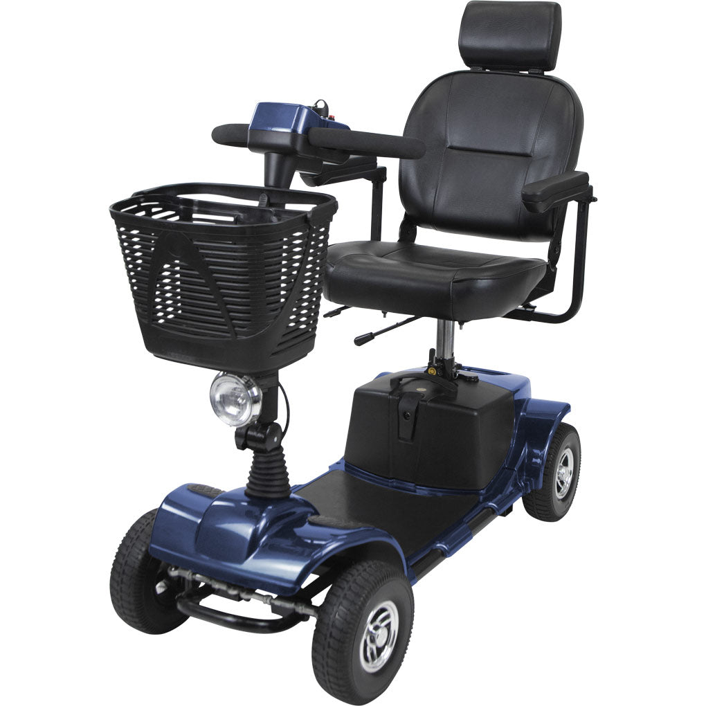 Mobility Scooter - Series C - blue color front left view