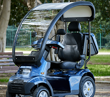 Afiscooter S3 Mobility Scooter - canopy option
