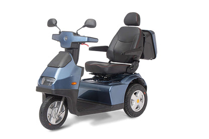 Afiscooter S3 Mobility Scooter - blue with single seat