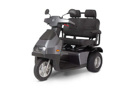 Afiscooter S3 Mobility Scooter - grey with two seats