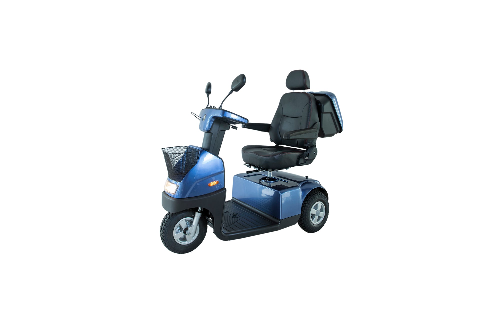 Afiscooter C3 Mobility Scooter - blue left front view