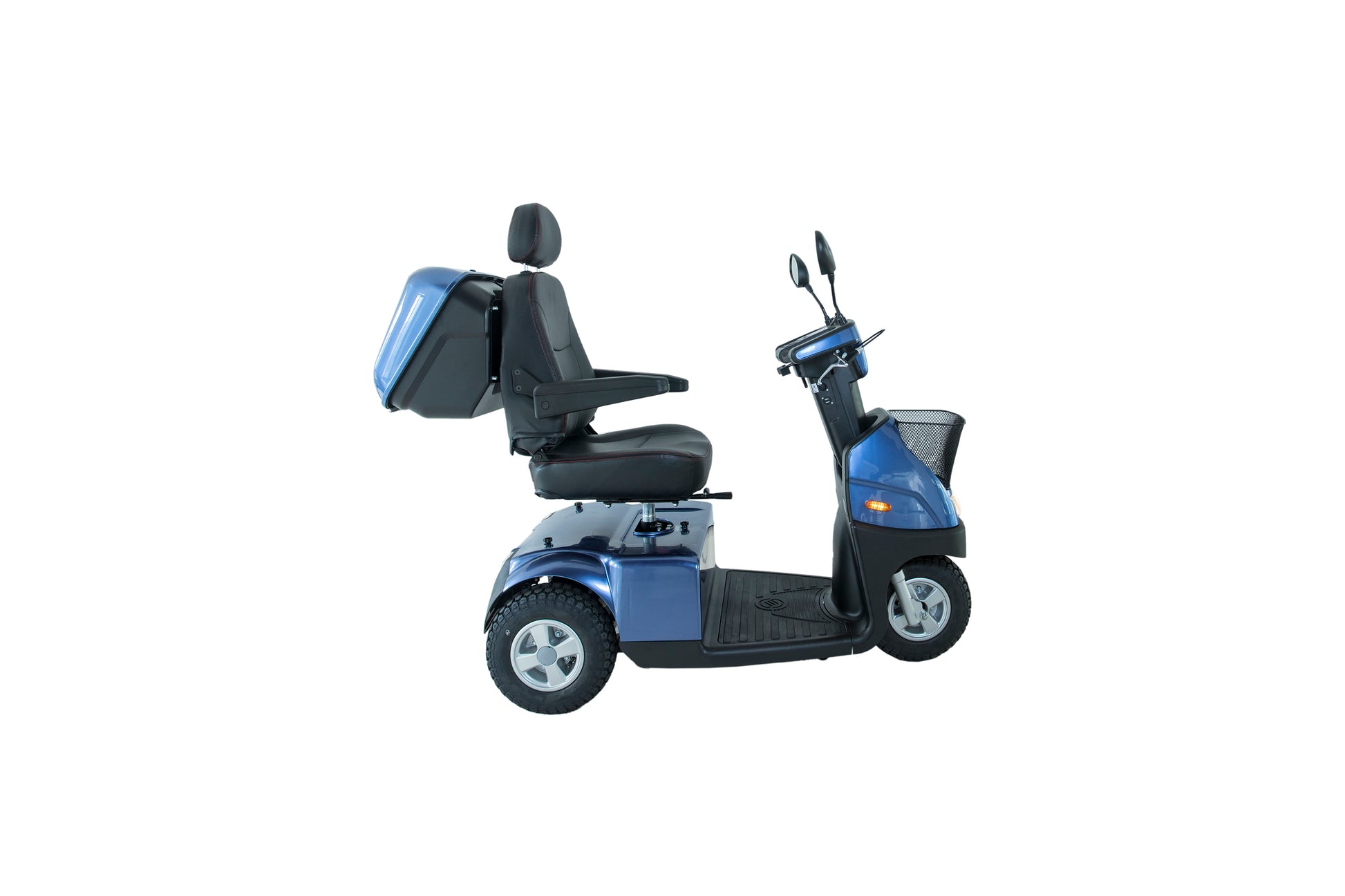 Afiscooter C3 Mobility Scooter - blue right profile view