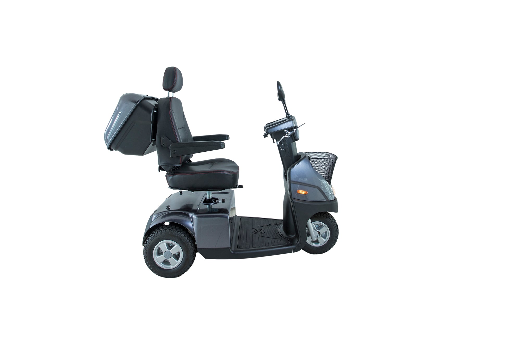 Afiscooter C3 Mobility Scooter - grey right profile view
