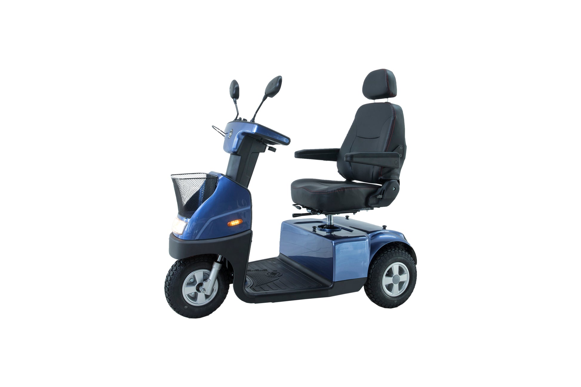 Afiscooter C3 Mobility Scooter - blue left front view