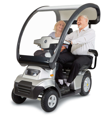 Afiscooter S4 Mobility Scooter - two seats with canopy and two models