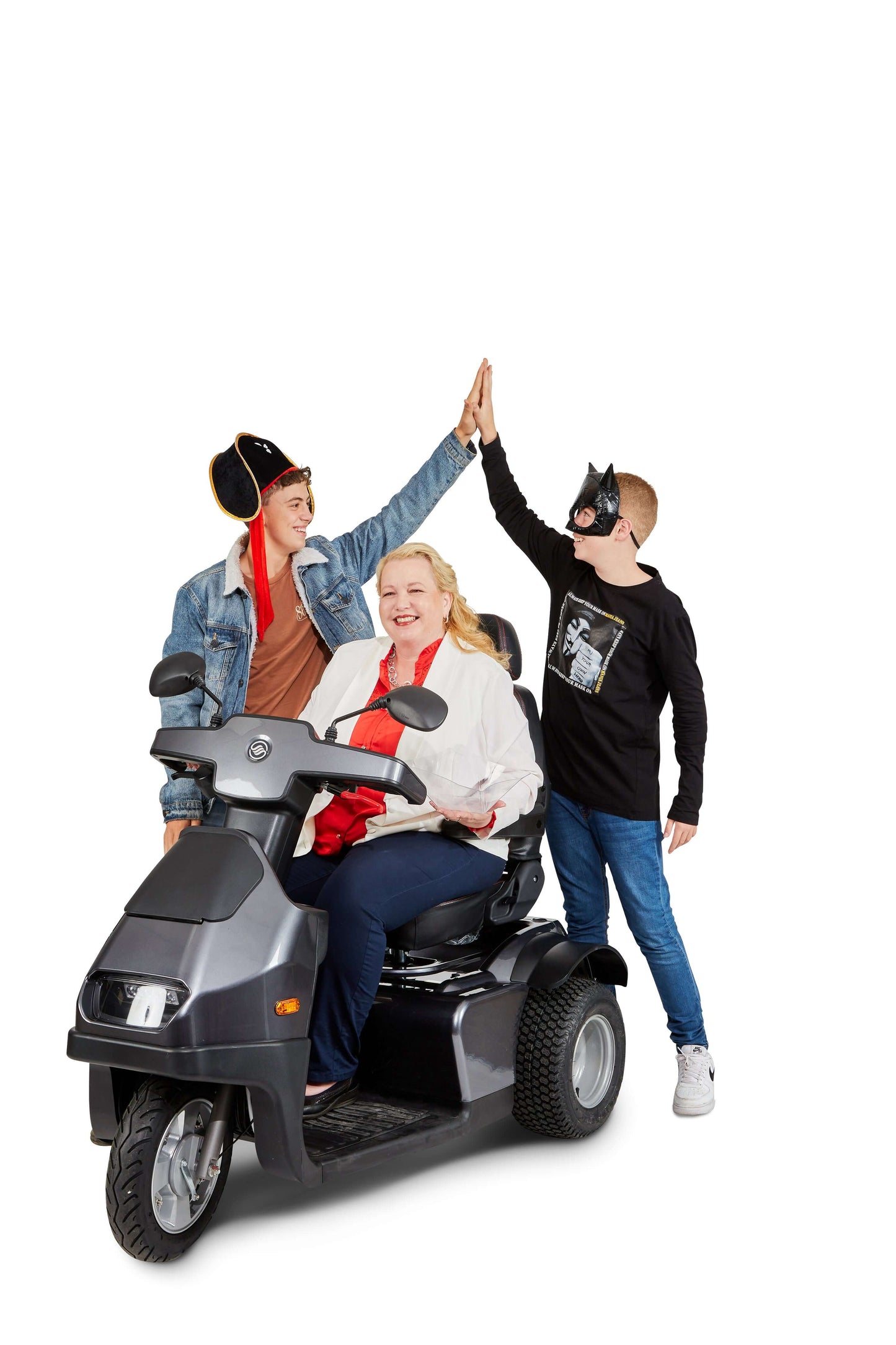 Afiscooter S3 Mobility Scooter - grey with single seat and models