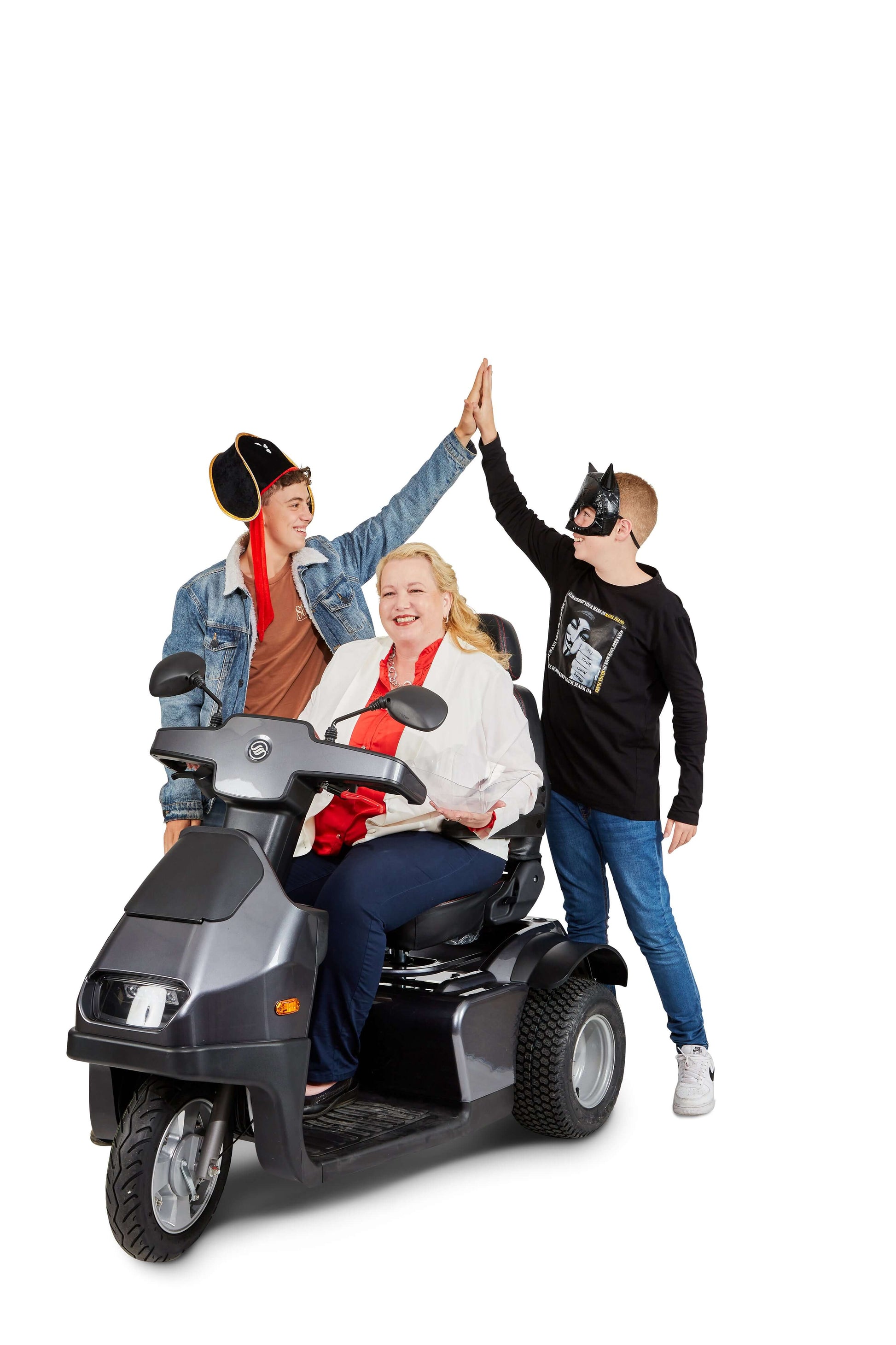 Afiscooter S3 Mobility Scooter - grey with single seat and models