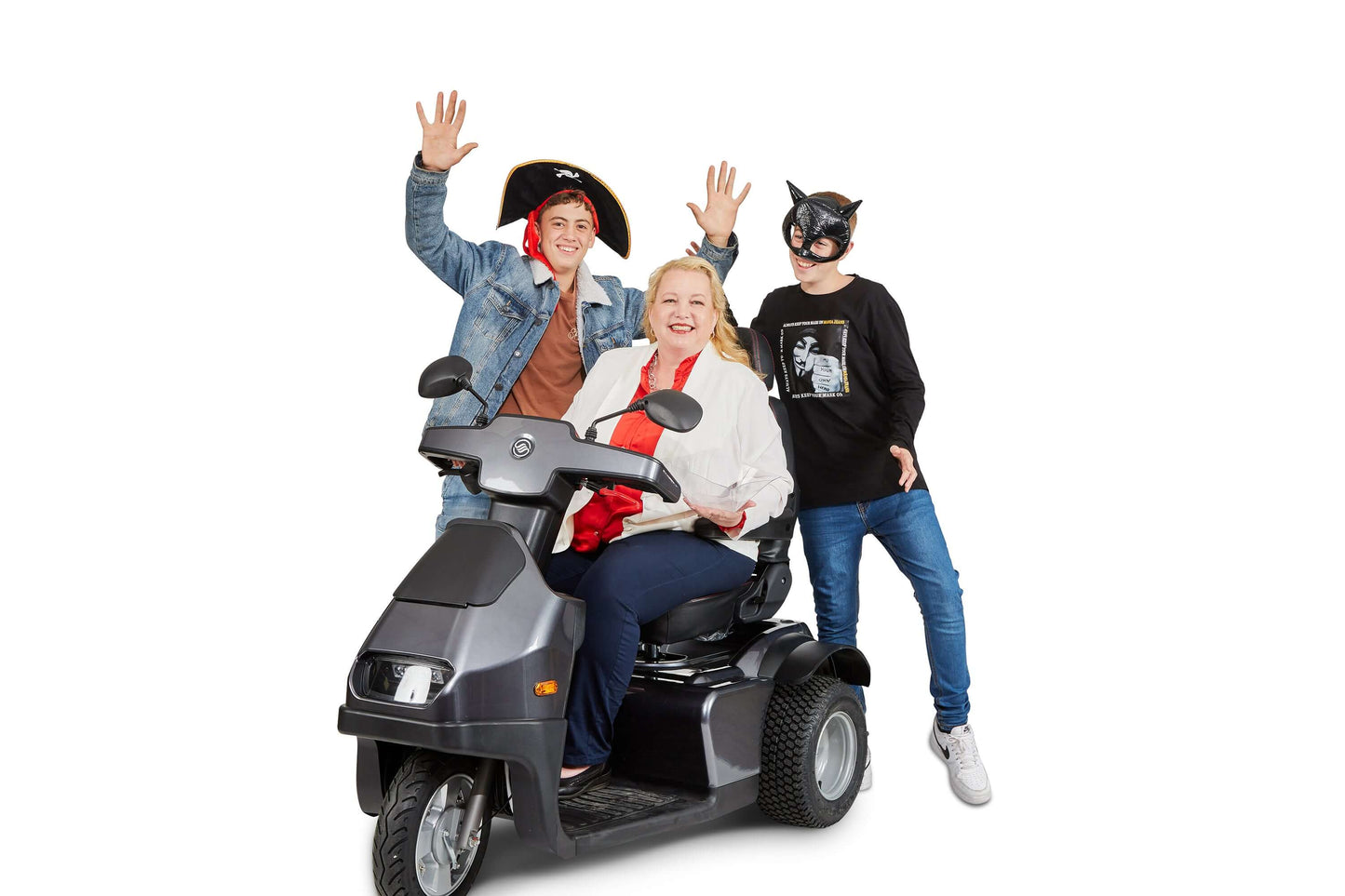 Afiscooter S3 Mobility Scooter - grey with single seat and models