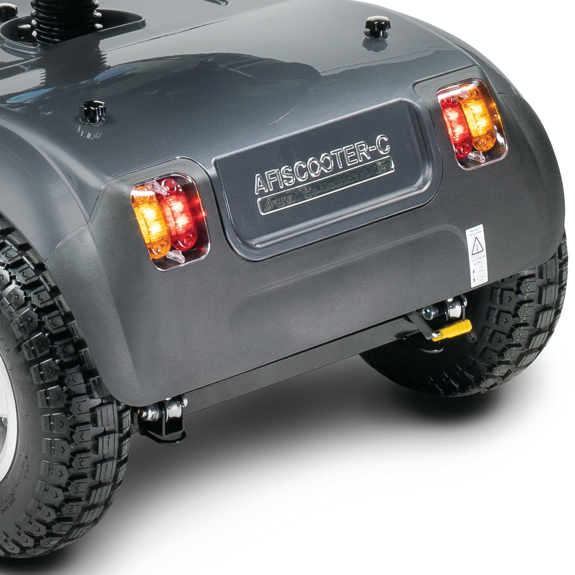 Afiscooter C3 Mobility Scooter - rear view close up view