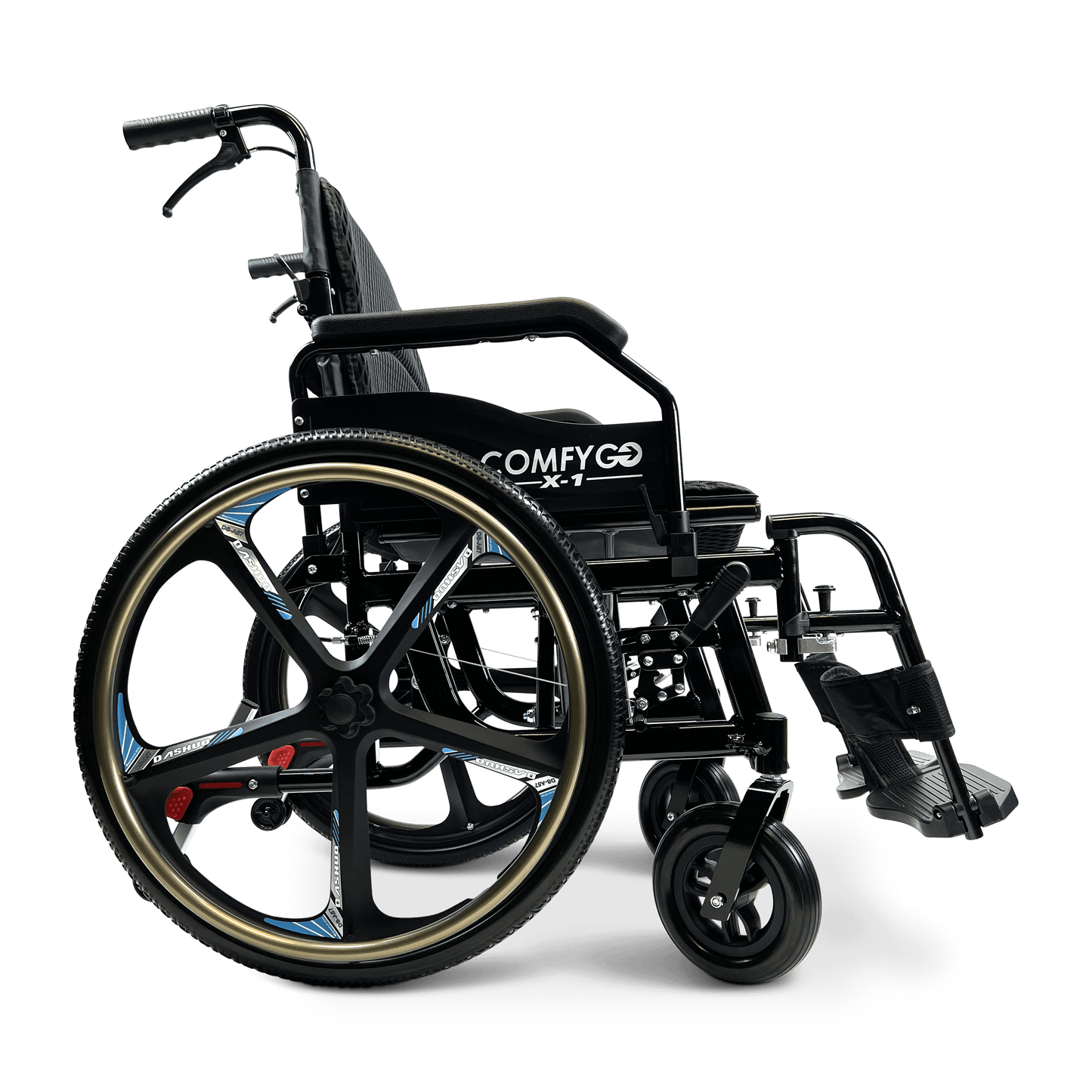 X-1 Manual Wheelchair - black se model right side