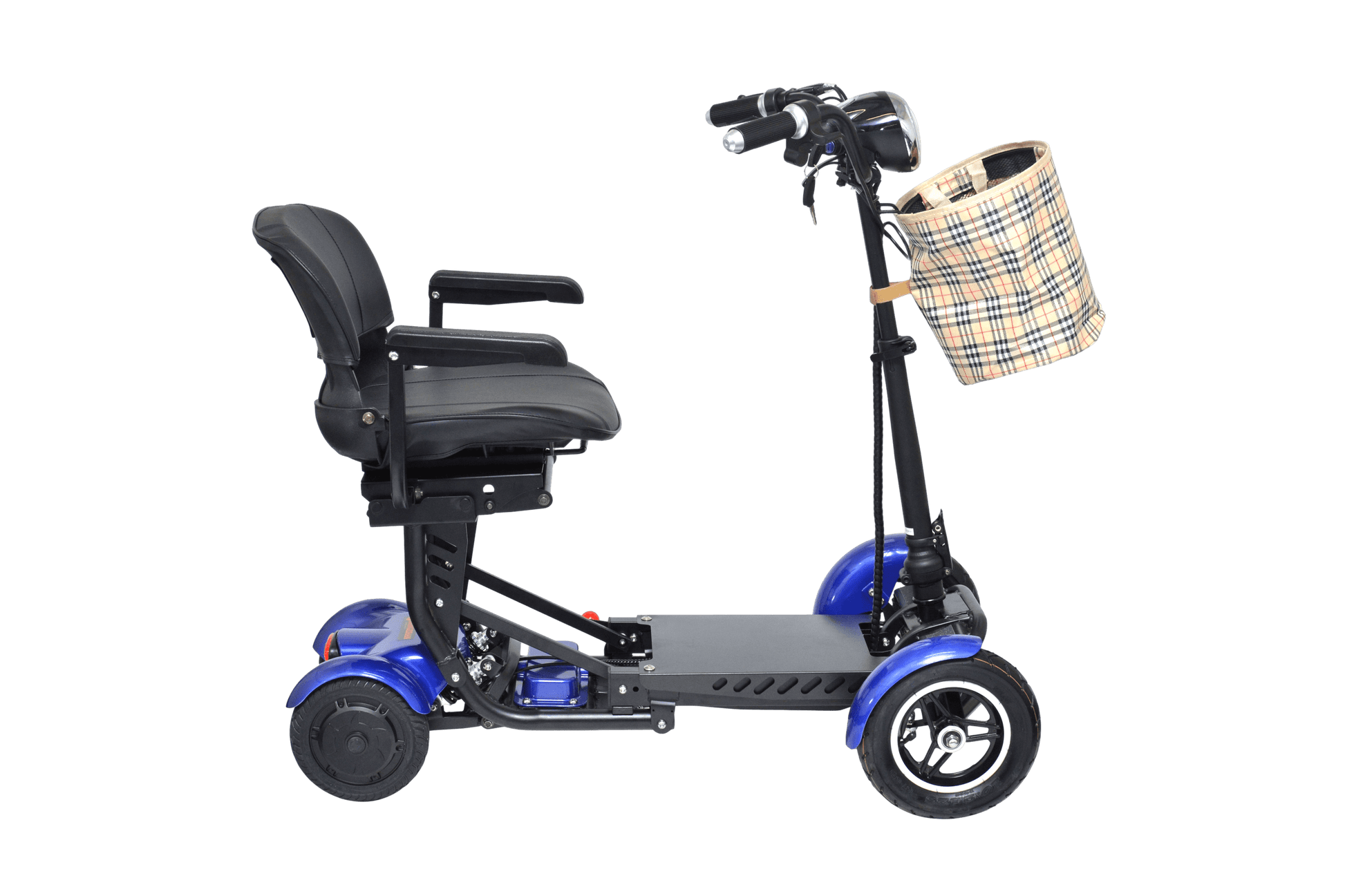 MS 3000 Mobility Scooter - blue with swivel seat and basket