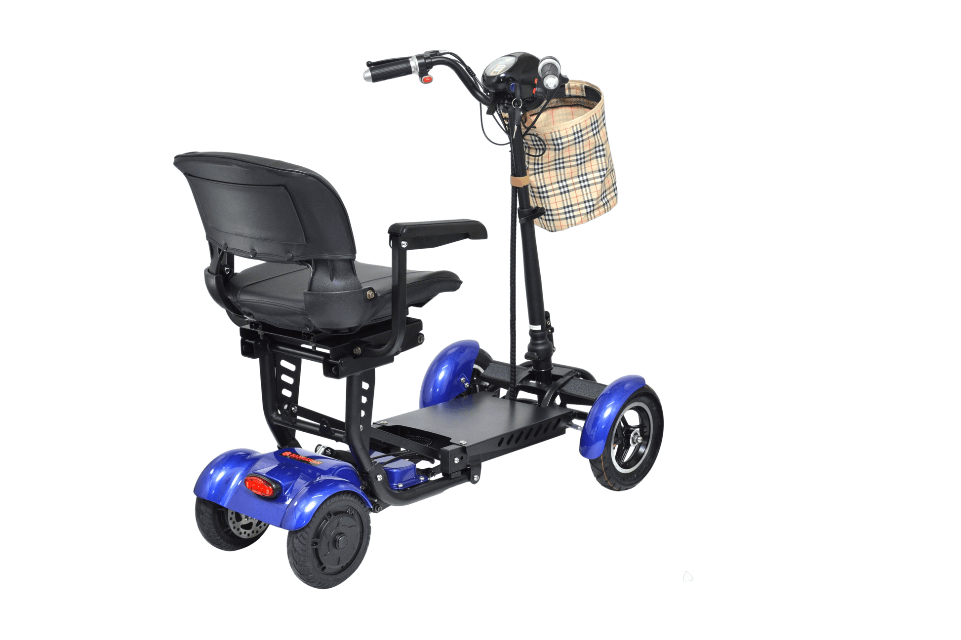 MS 3000 Mobility Scooter - blue right rear view