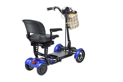 MS 3000 Mobility Scooter - blue right rear view