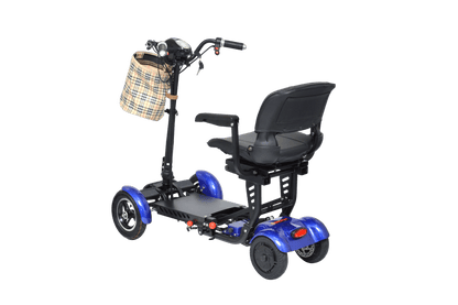 MS 3000 Mobility Scooter - blue left rear view