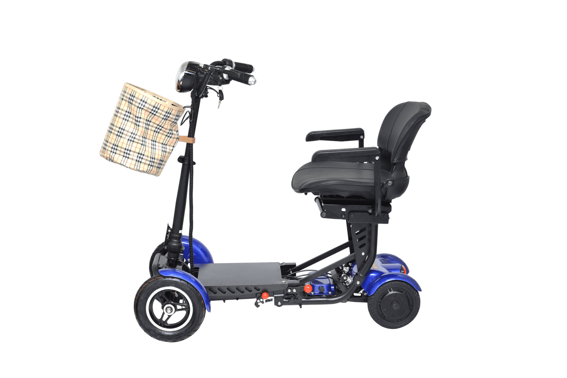 MS 3000 Mobility Scooter - blue with swivel seat and basket