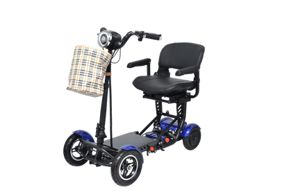 MS 3000 Mobility Scooter - blue left front view