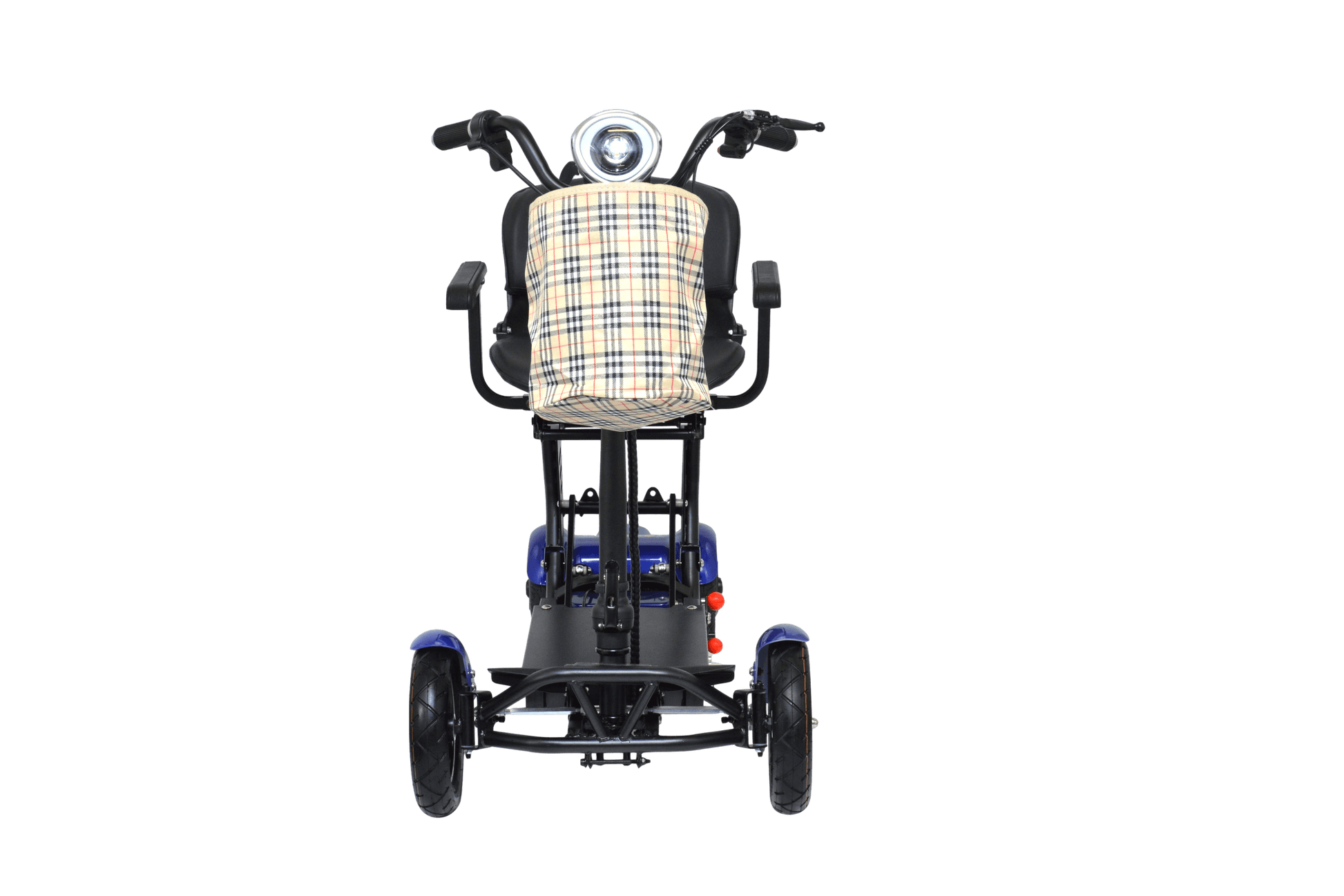 MS 3000 Mobility Scooter - blue front view with basket