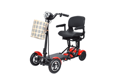 MS 3000 Mobility Scooter - red left front view