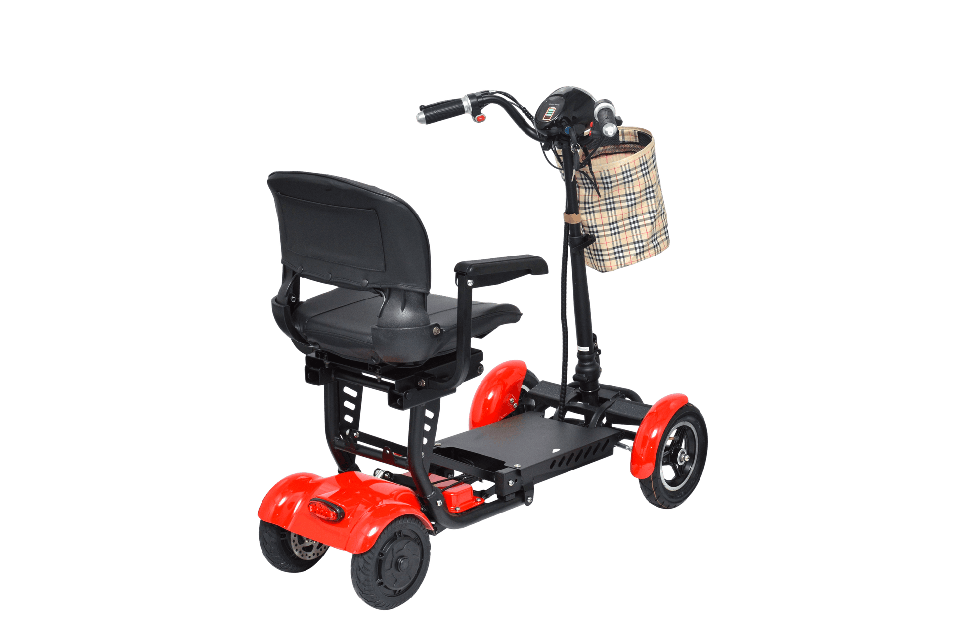 MS 3000 Mobility Scooter - red right rear view