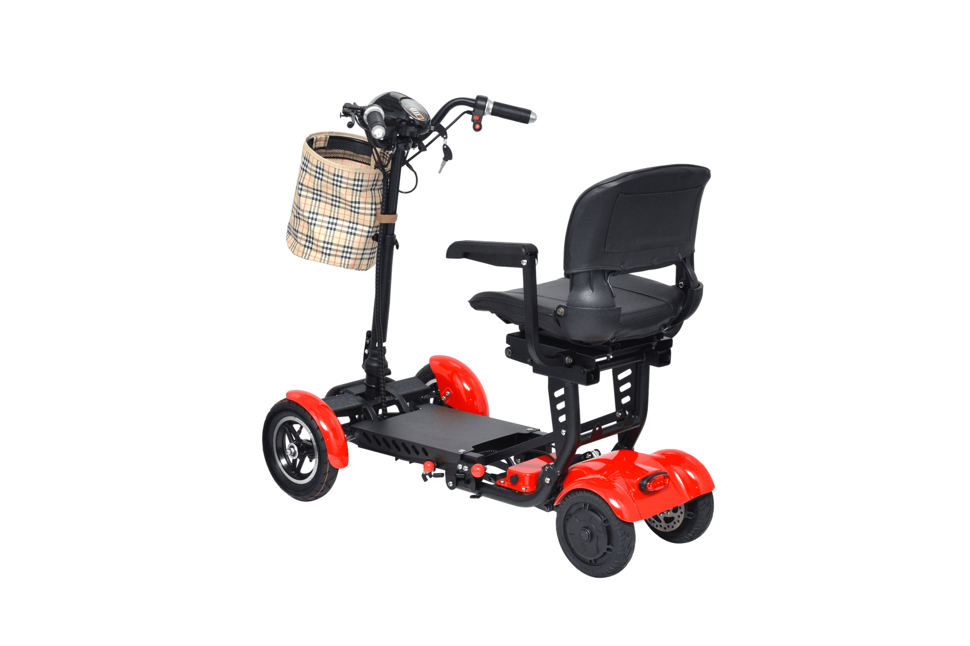 MS 3000 Mobility Scooter - red left rear view