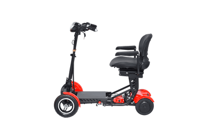 MS 3000 Mobility Scooter - red left side view