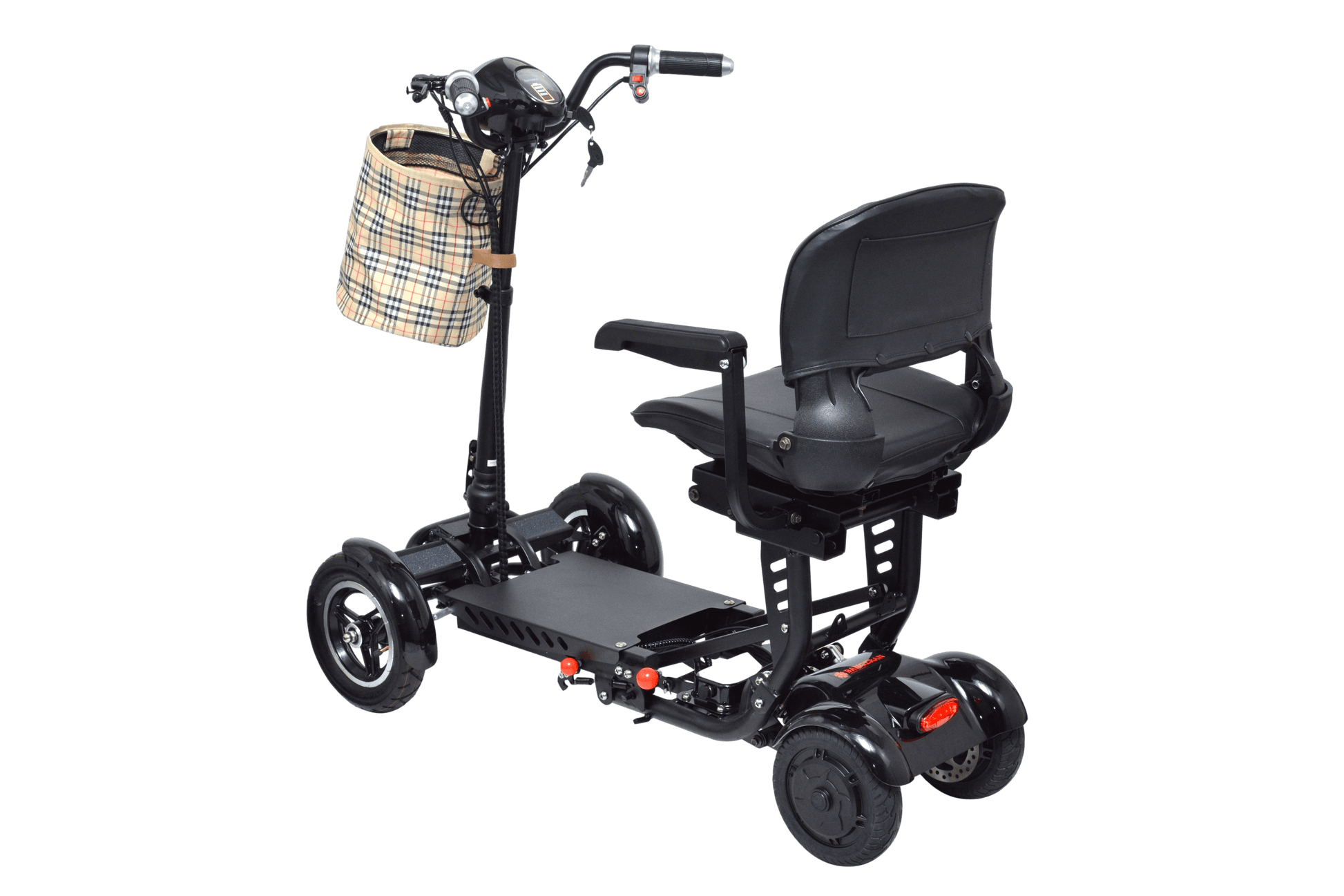 MS 3000 Mobility Scooter - black left rear view