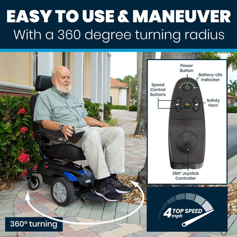 Electric Wheelchair Model V - controller close up