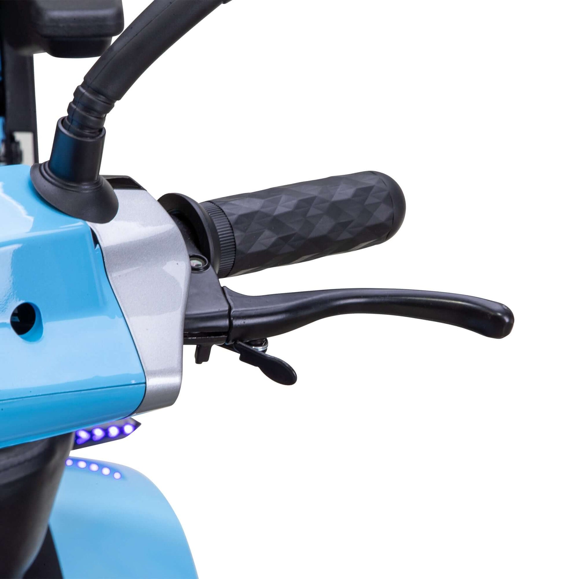 Elite Mobility Scooter - left side handlebar front view