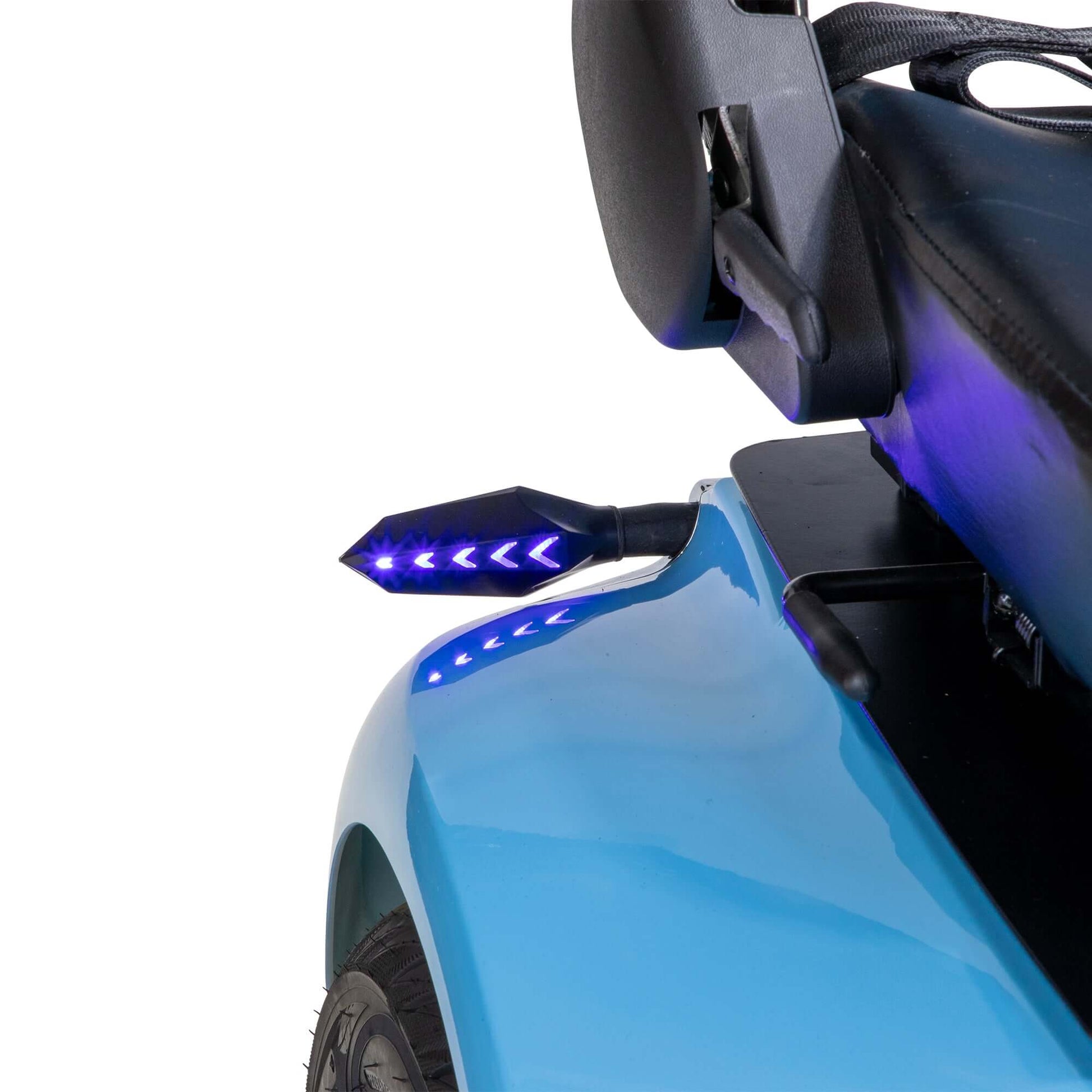 Elite Mobility Scooter - turn signal close up