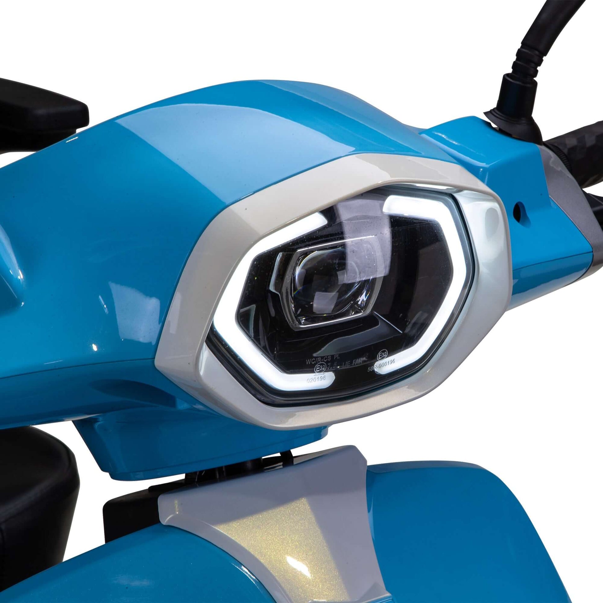 Elite Mobility Scooter - headlight close up