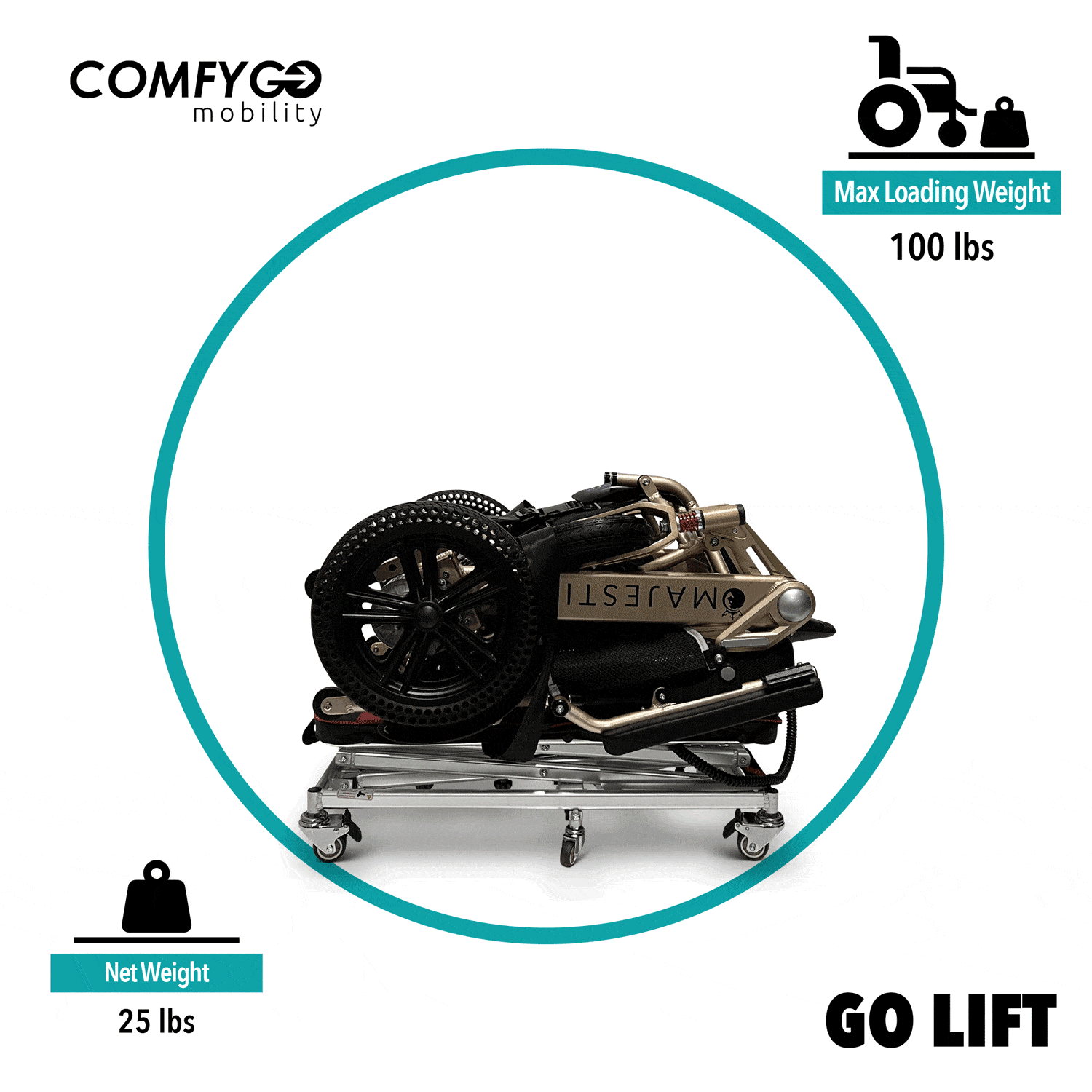 GO Wheelchair and Mobility Scooter Lift - lift video