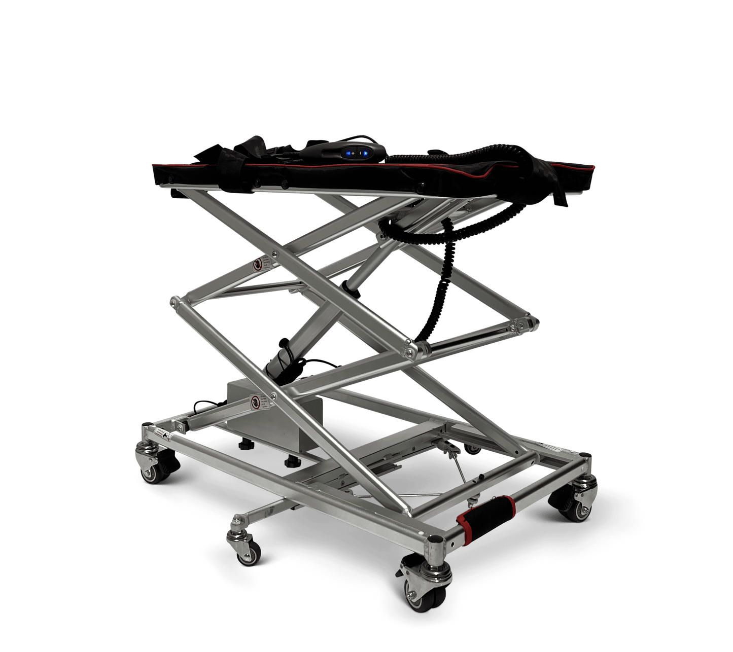 GO Wheelchair and Mobility Scooter Lift - partly raised right front
