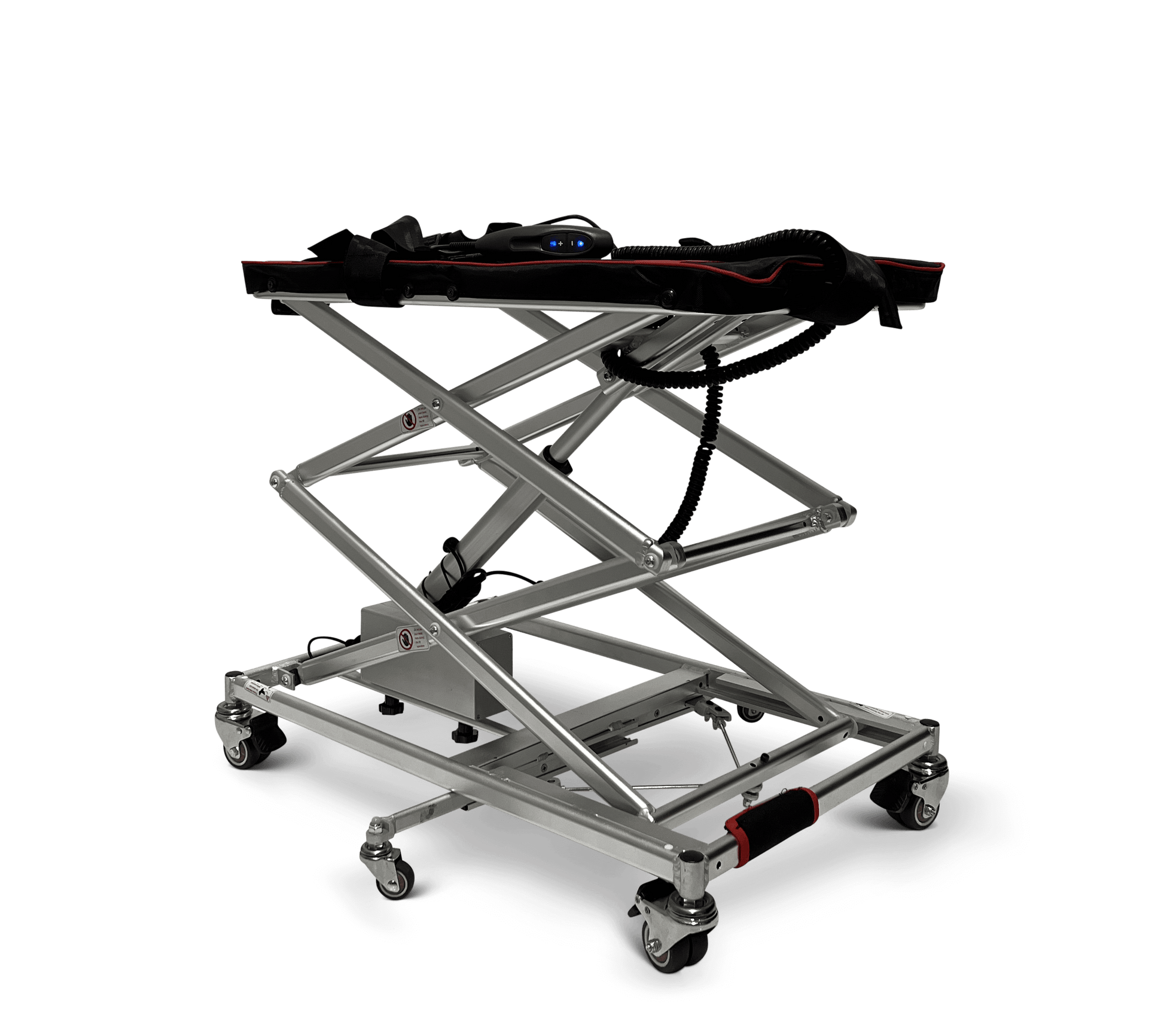 GO Wheelchair and Mobility Scooter Lift - partly raised right front