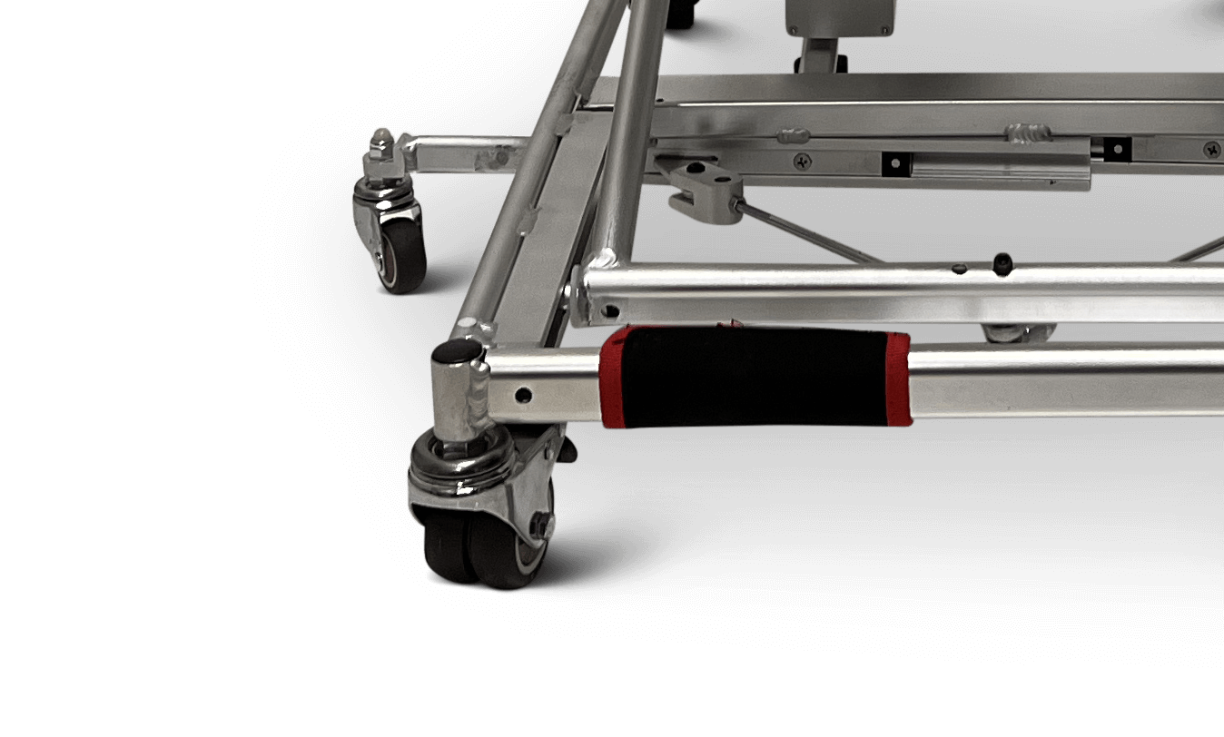 GO Wheelchair and Mobility Scooter Lift - caster and anti tip wheel