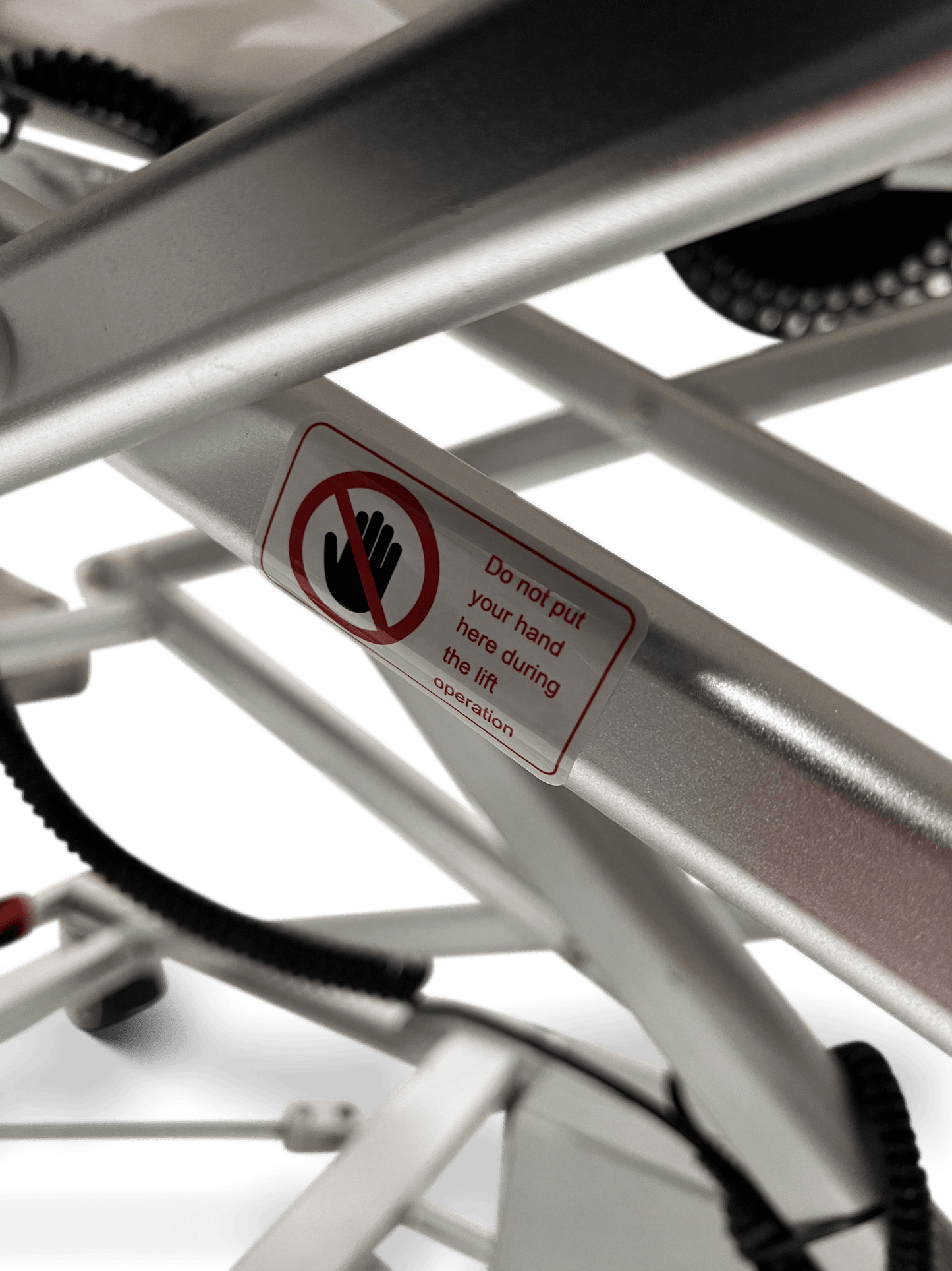 GO Wheelchair and Mobility Scooter Lift - mechanical close up