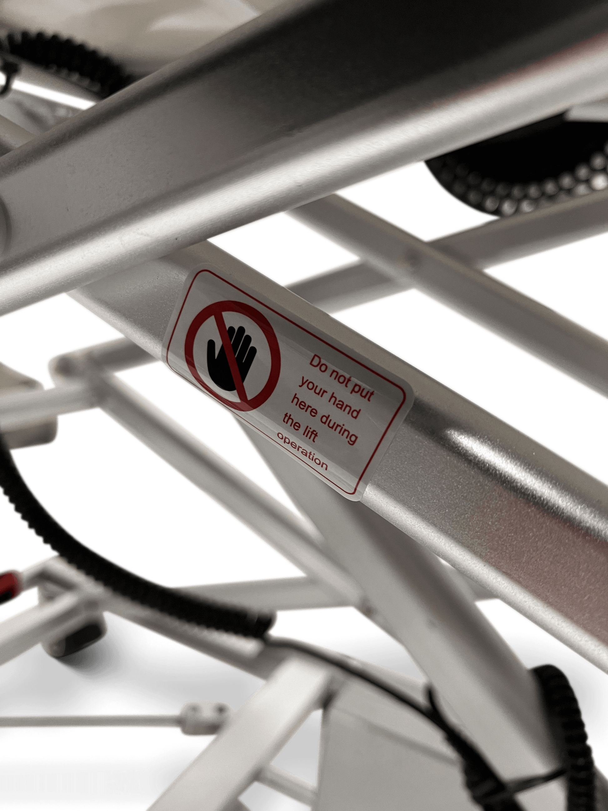 GO Wheelchair and Mobility Scooter Lift - mechanical close up