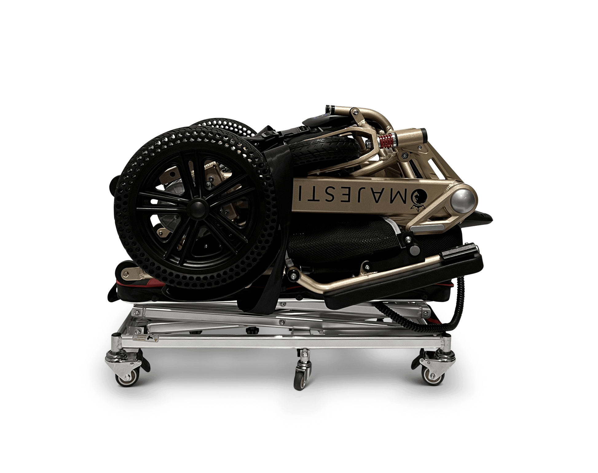 GO Wheelchair and Mobility Scooter Lift - folded with load