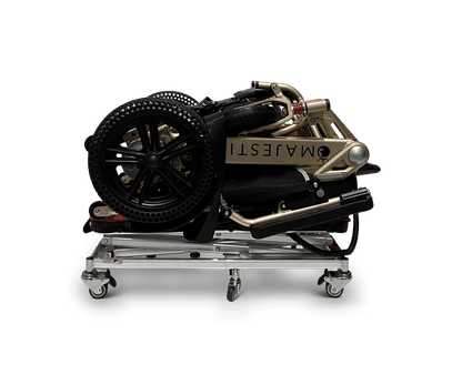 GO Wheelchair and Mobility Scooter Lift - folded with load