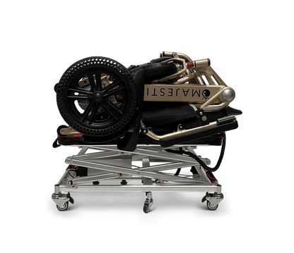 GO Wheelchair and Mobility Scooter Lift - partly raised with load 1