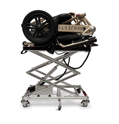 GO Wheelchair and Mobility Scooter Lift - partly raised with load 5
