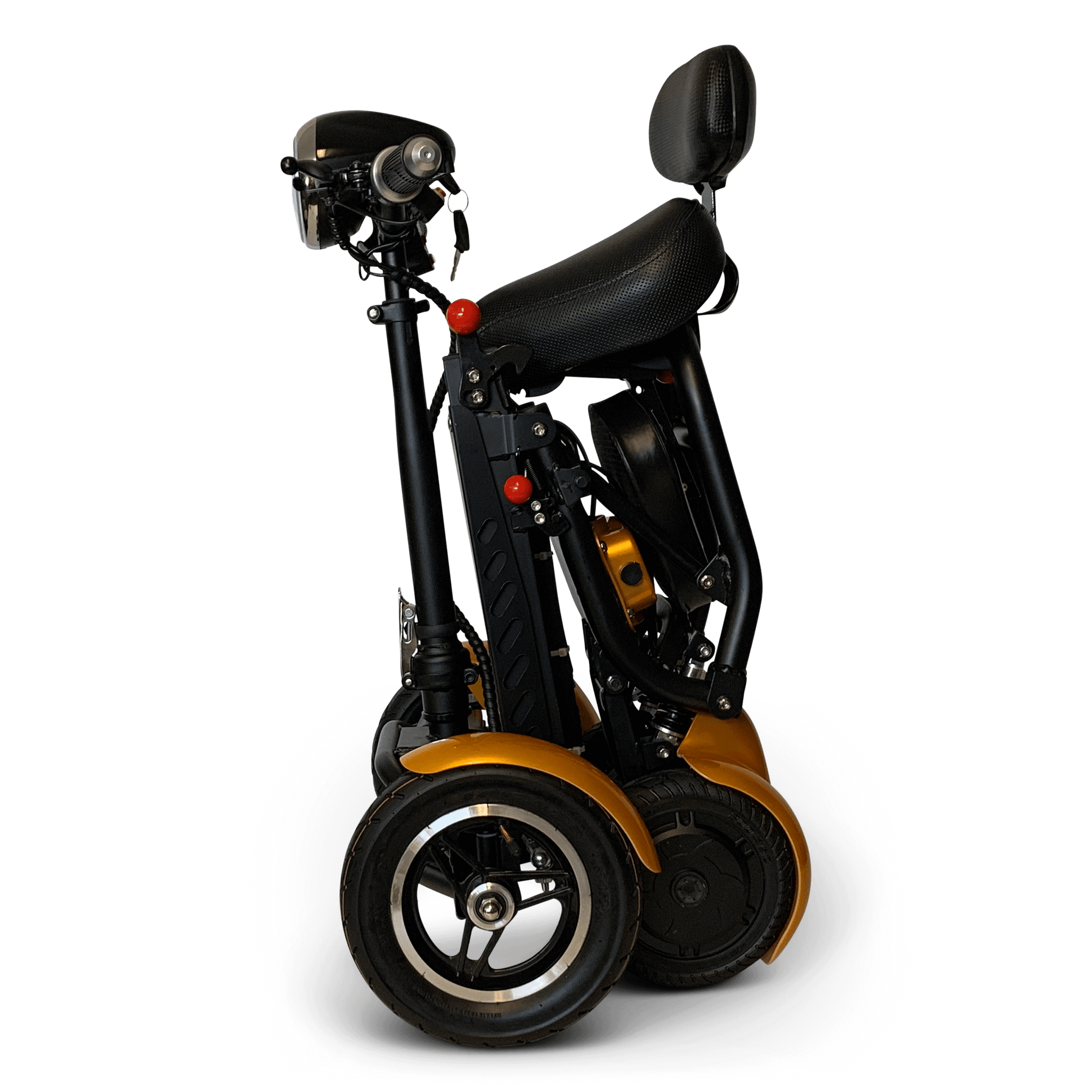 MS 3000 Mobility Scooter - gold folded side view