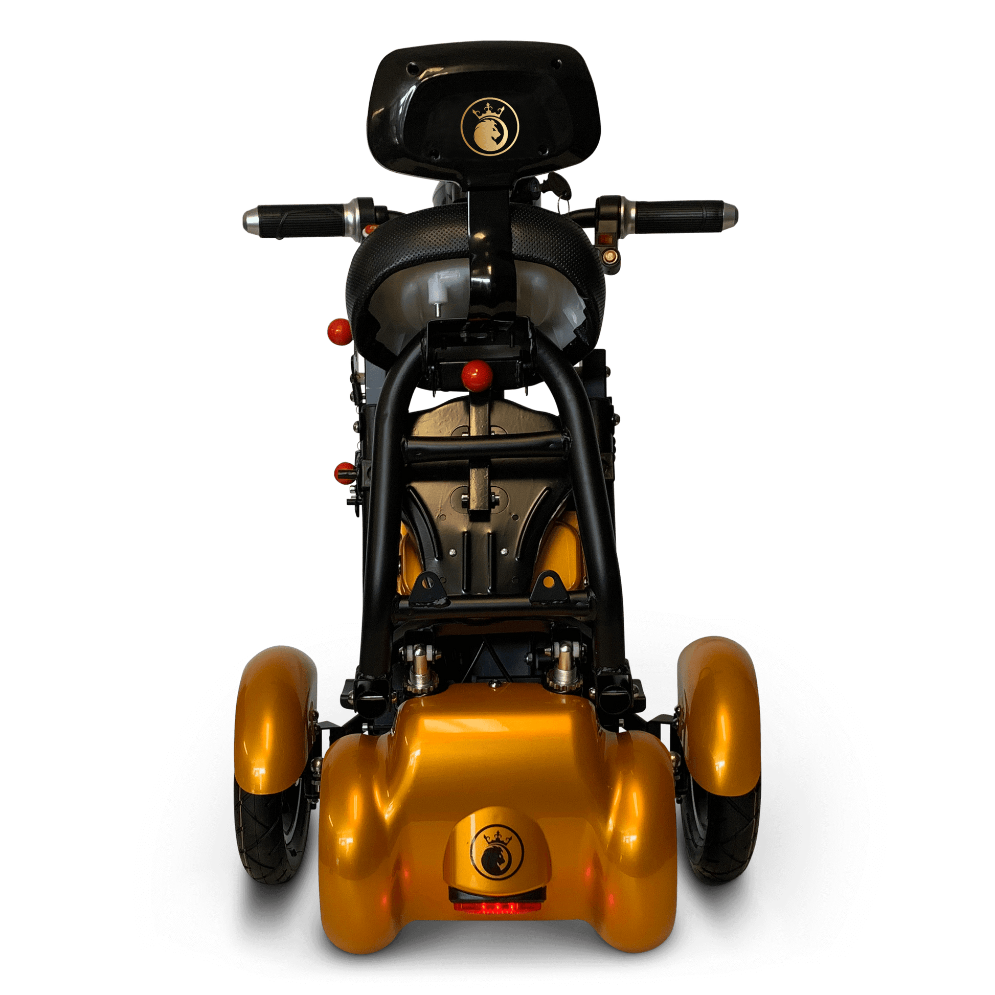 MS 3000 Mobility Scooter - gold folded front view