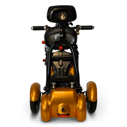 MS 3000 Mobility Scooter - gold folded front view