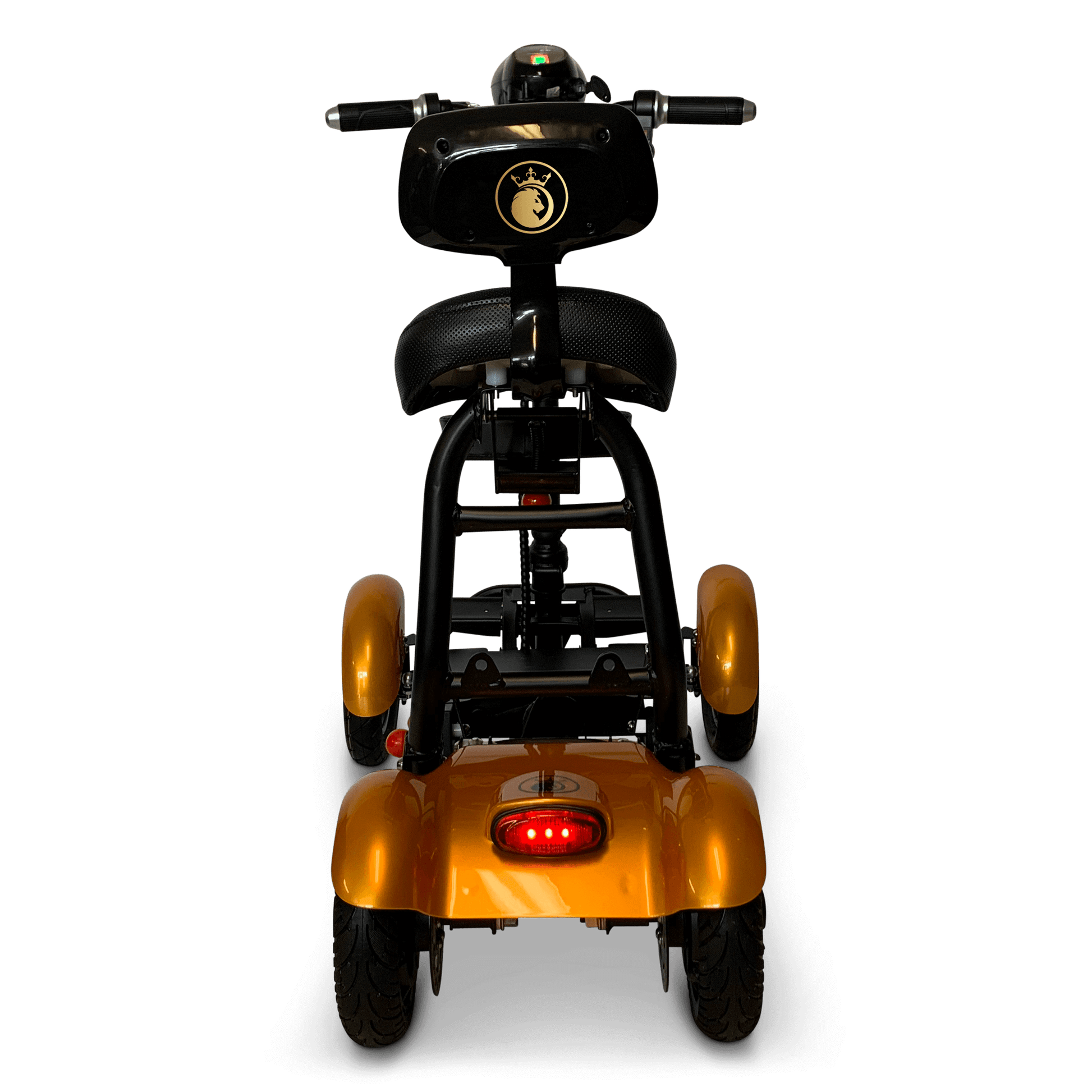 MS 3000 Mobility Scooter - gold rear view with taillight