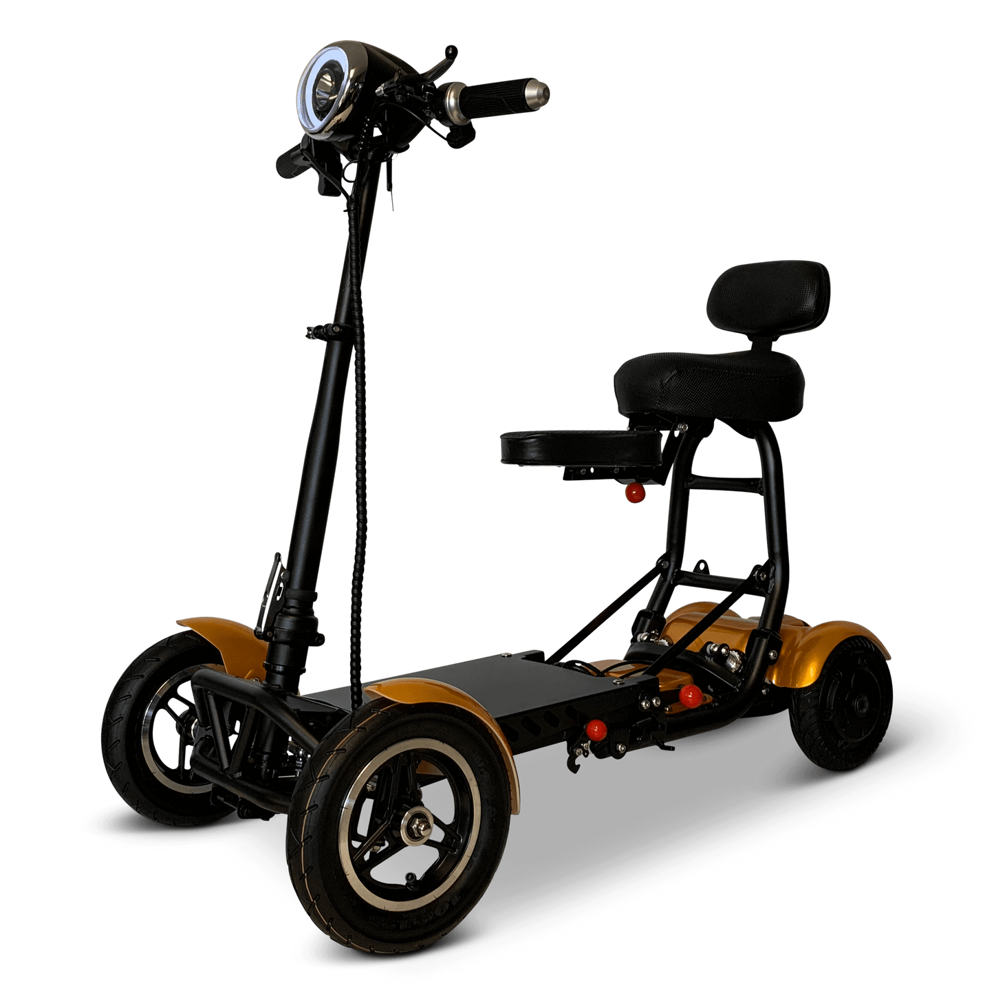 MS 3000 Mobility Scooter - gold left front view